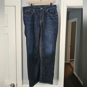 Silver Jeans Men's Bootcut Dark Blue - GRAYSON